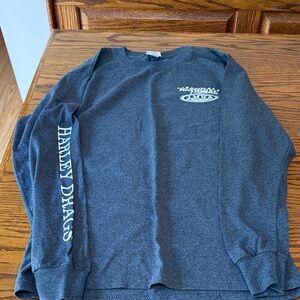 Gildan Dark Gray Long Sleeve Tee
